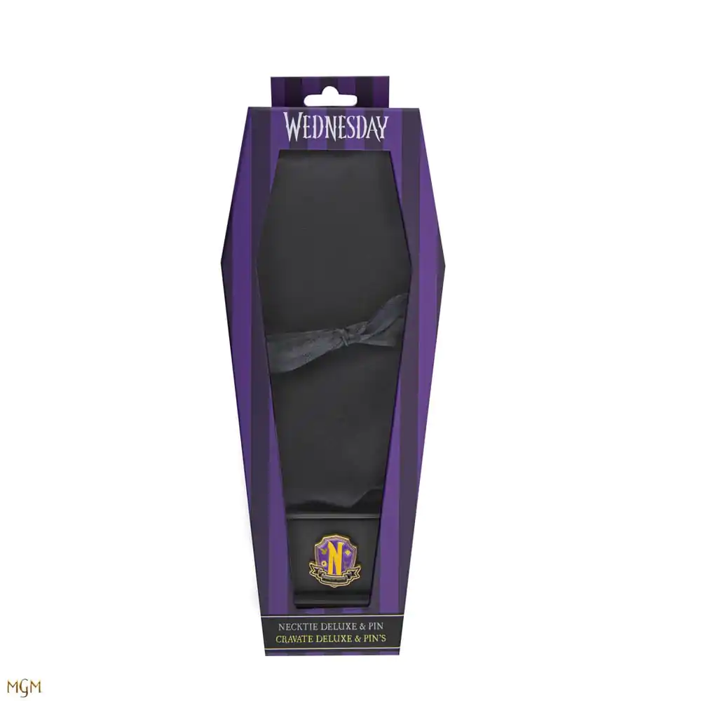 Wednesday Woven Necktie Nevermore Deluxe Edition termékfotó