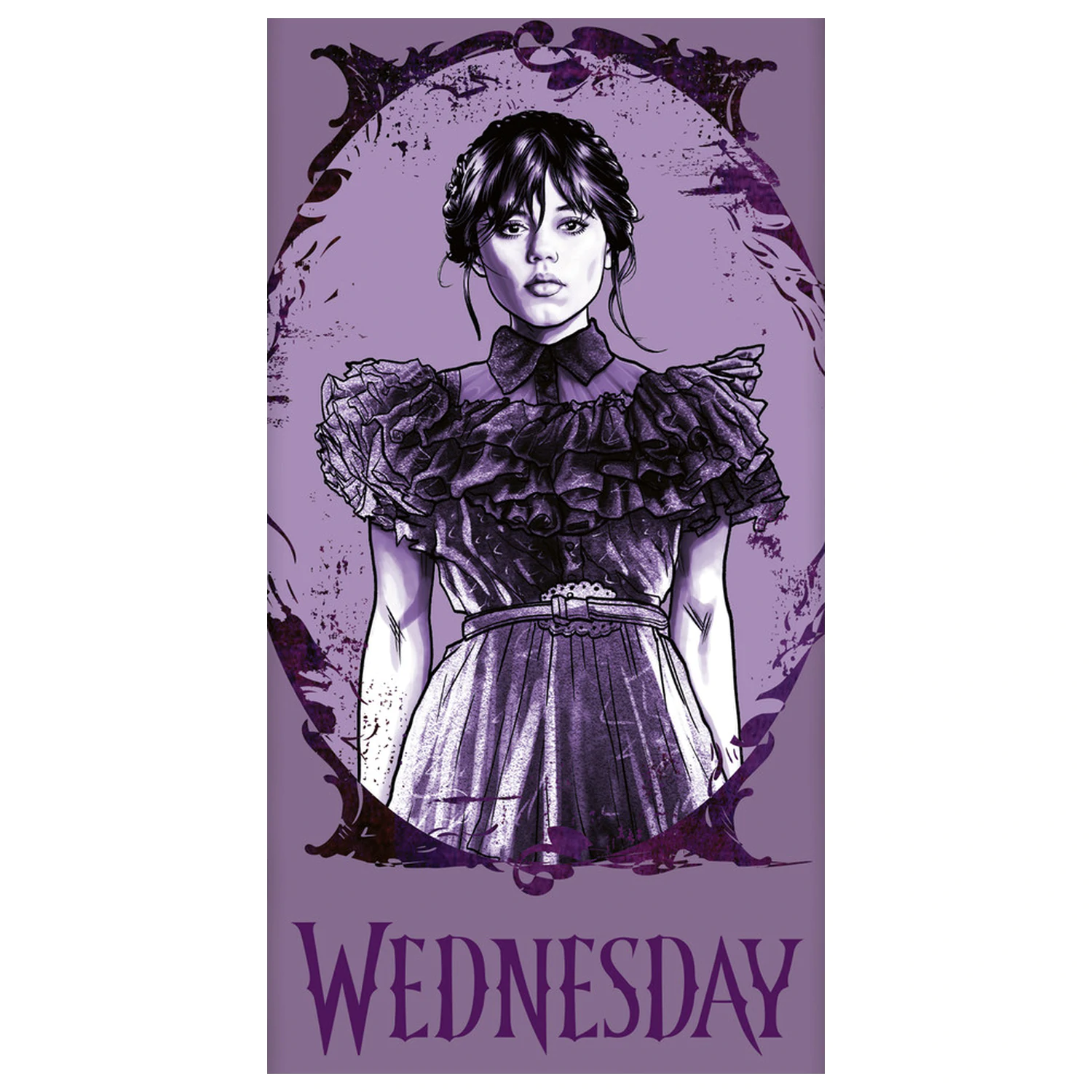 Wednesday Purple towel product photo