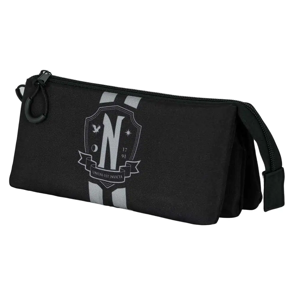 Wednesday School triple pencil case product photo