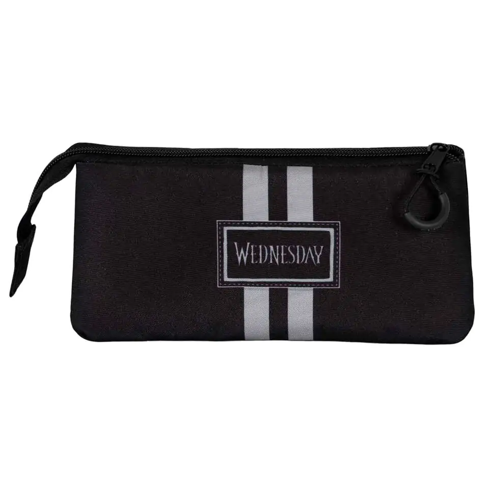 Wednesday School triple pencil case product photo