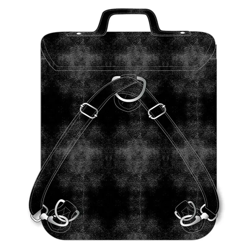 Wednesday Fashion - Faux Leather Backpack Nevermore product photo