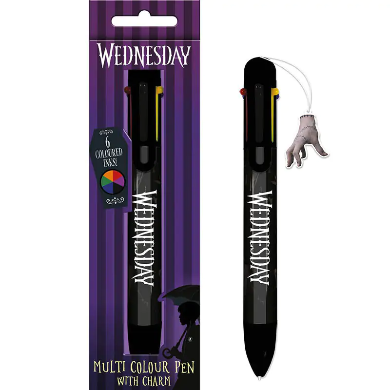 Wednesday multi colour pen product photo