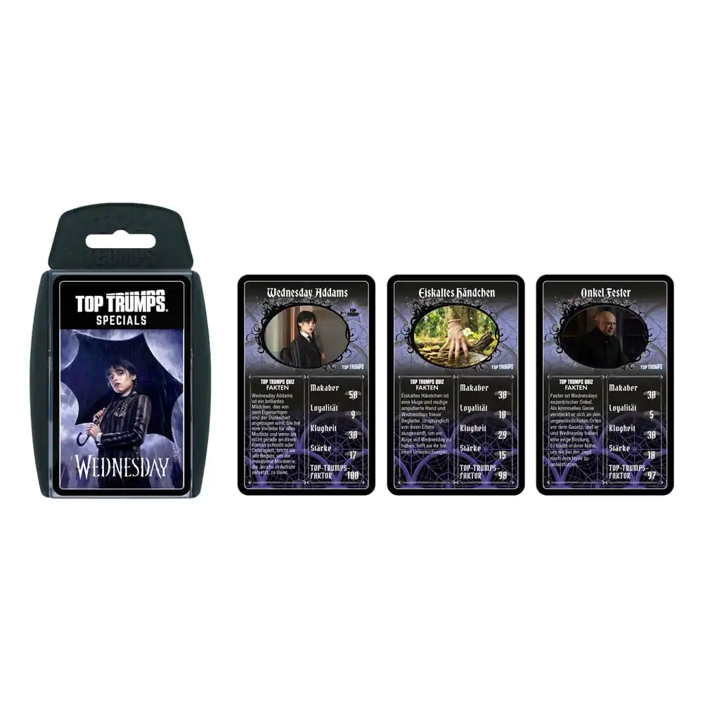 Wednesday Card Game Top Trumps *German Version* product photo