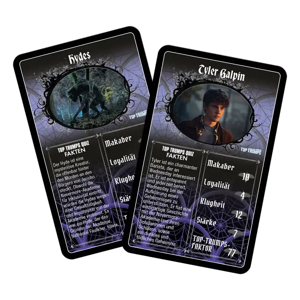 Wednesday Card Game Top Trumps *German Version* product photo