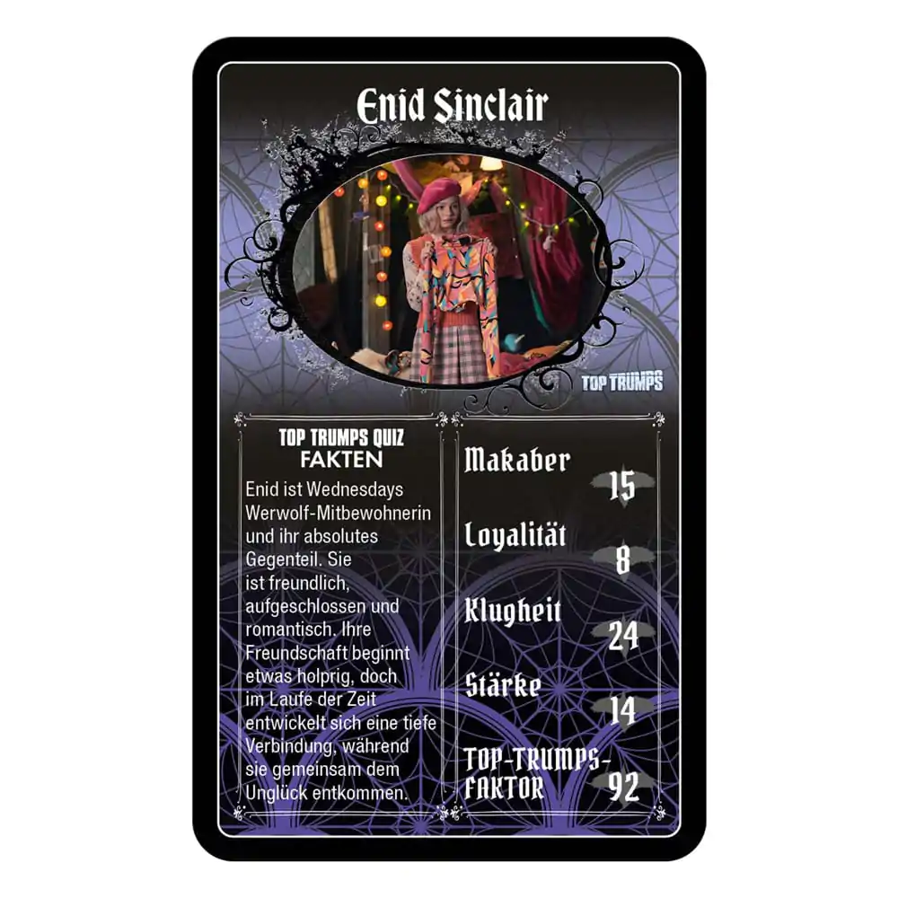 Wednesday Card Game Top Trumps *German Version* product photo