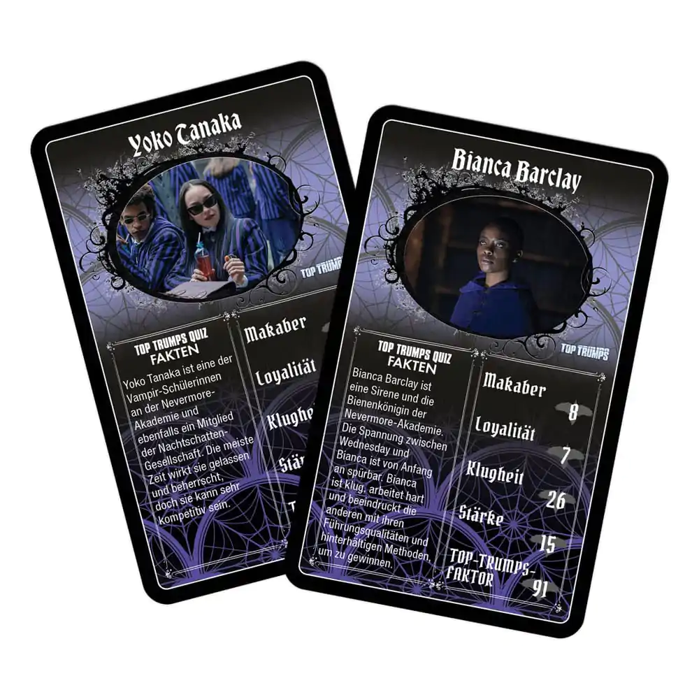 Wednesday Card Game Top Trumps *German Version* product photo