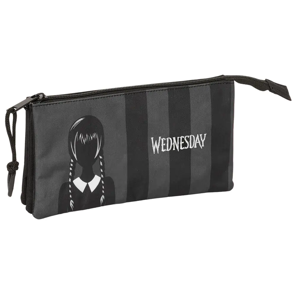 Wednesday triple pencil case product photo