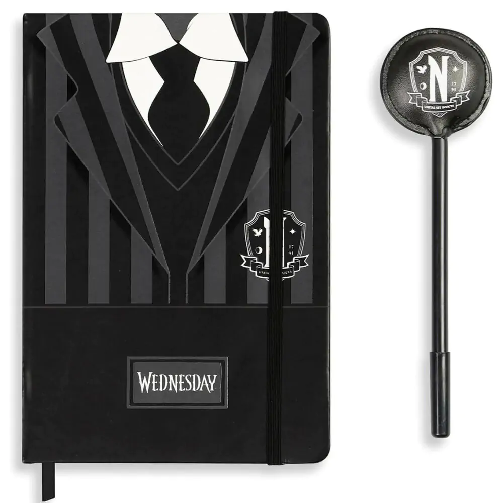 Wednesday Uniform diary + pen set product photo