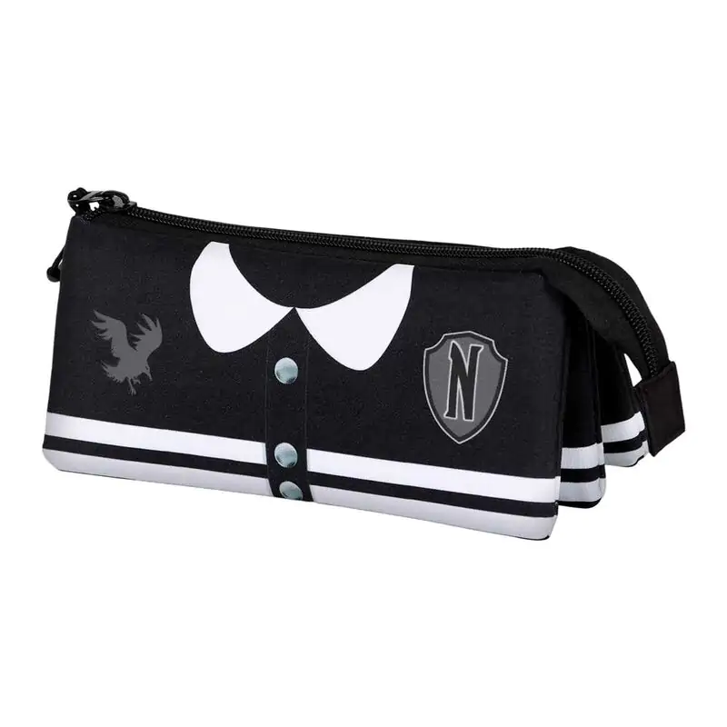 Wednesday Varsity triple pencil case termékfotó