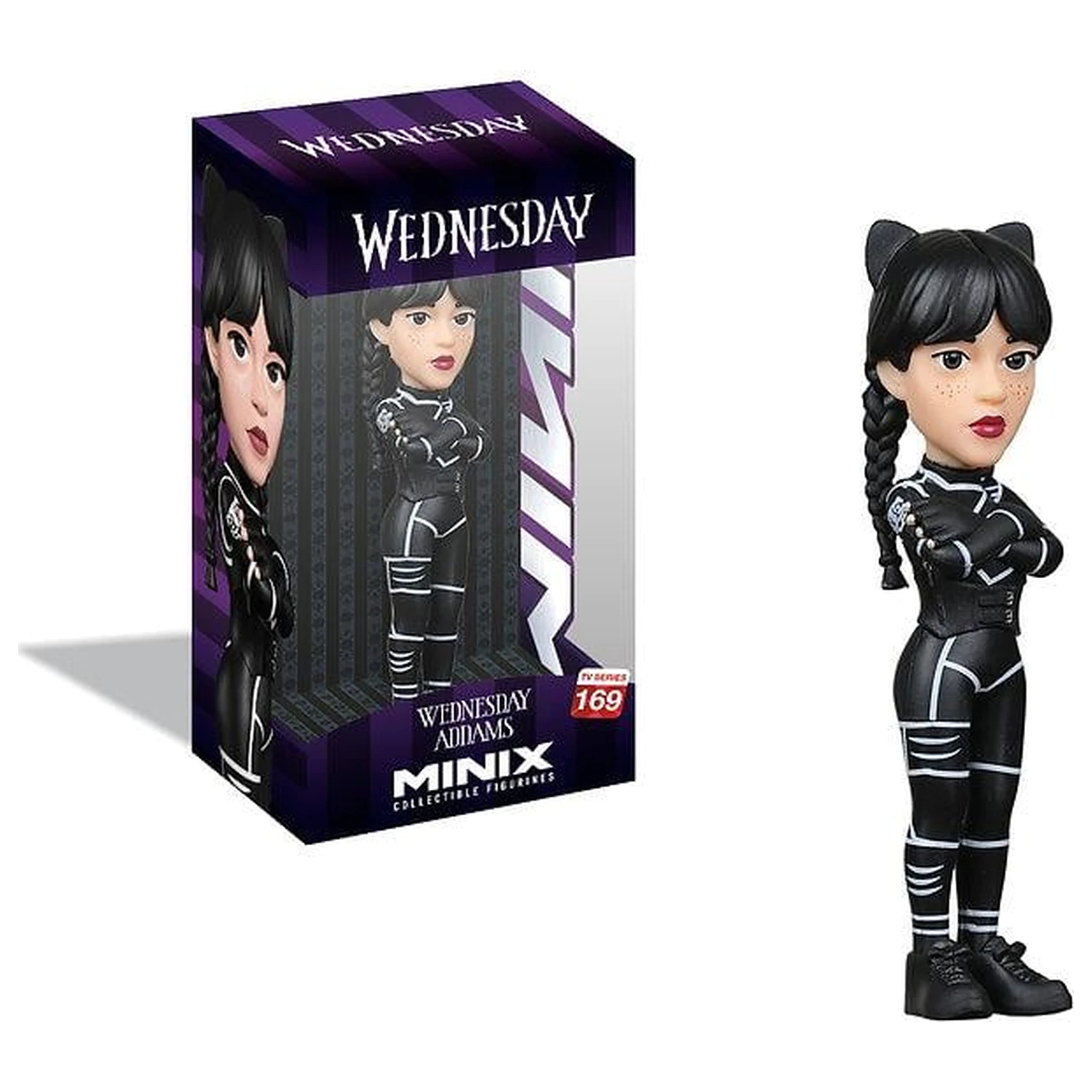 Wednesday Wednesday Addams as Cat Figure Minix 12 cm product photo