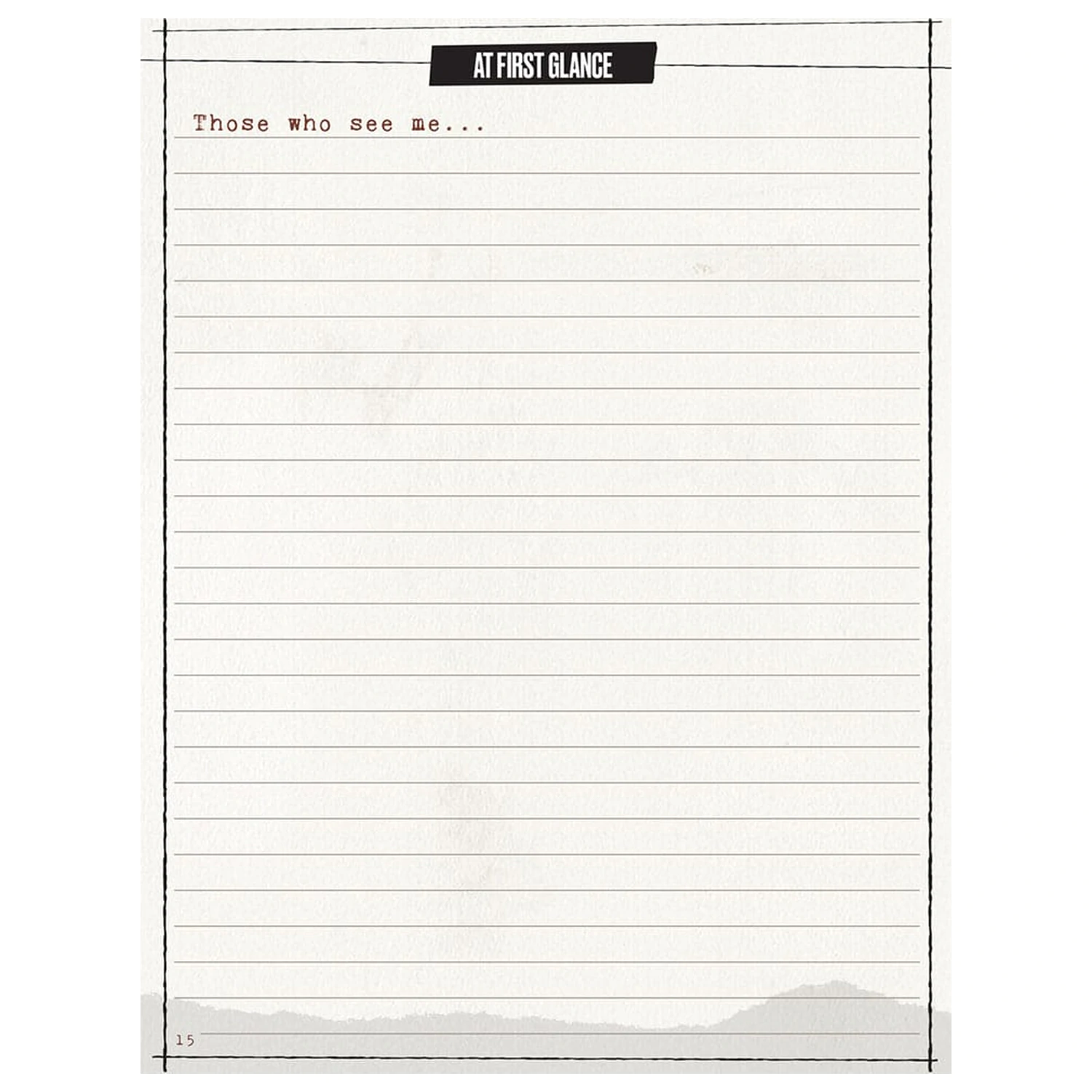 Werewolf: The Apocalypse 5th Edition RPG Journal Expanded Character Sheet Journal *Englische Version* product photo