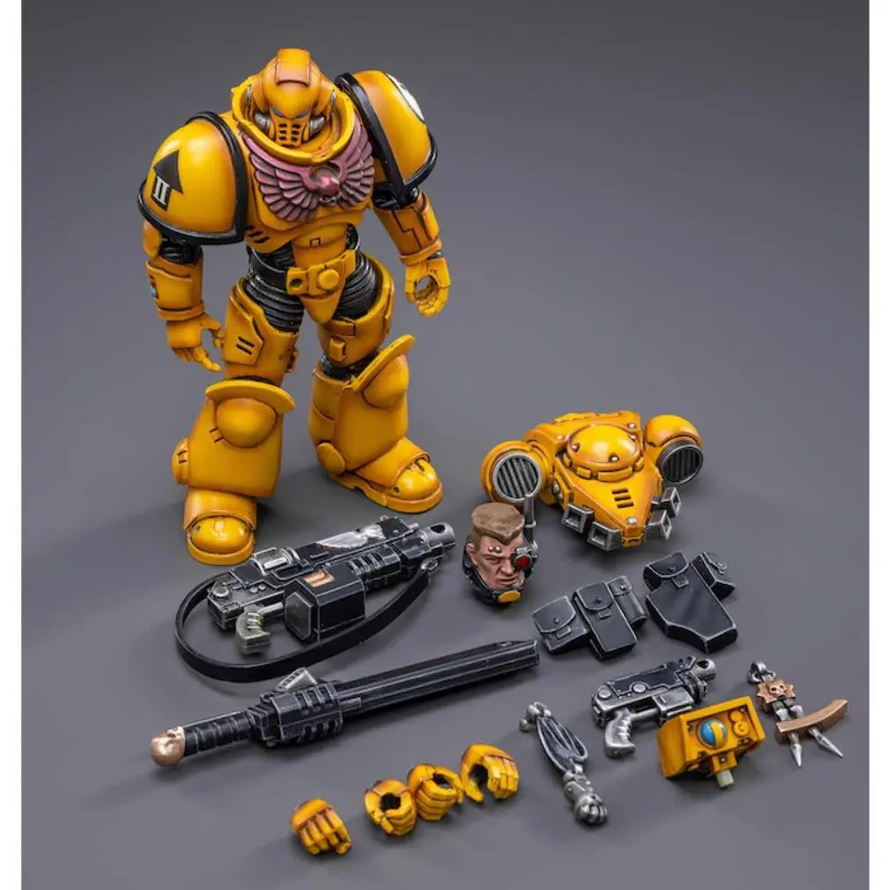 Wharhammer Brother Marine 2 Imperial Fists Primaris figure 12cm product photo
