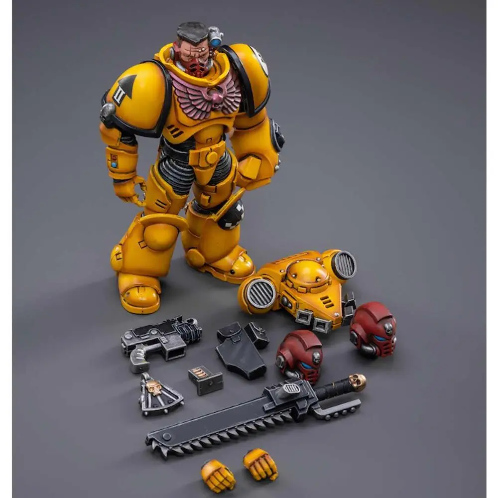 Warhammer 40k Action Figure 1/18 Imperial Fists Intercessors Brother Sergeant Sevito 12 cm product photo