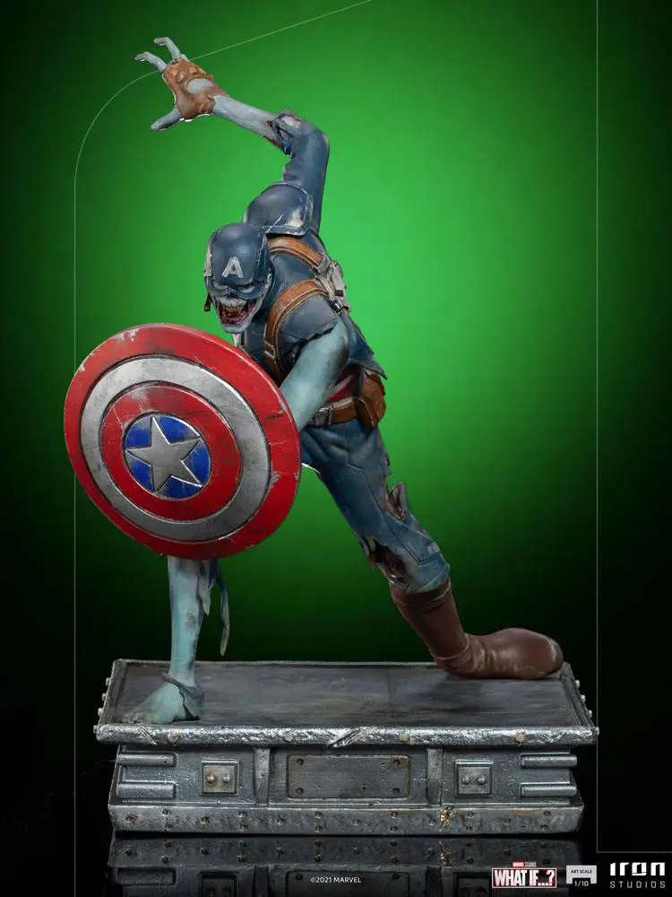 What If...? Art Scale Statue 1/10 Captain America Zombie 22 cm product photo
