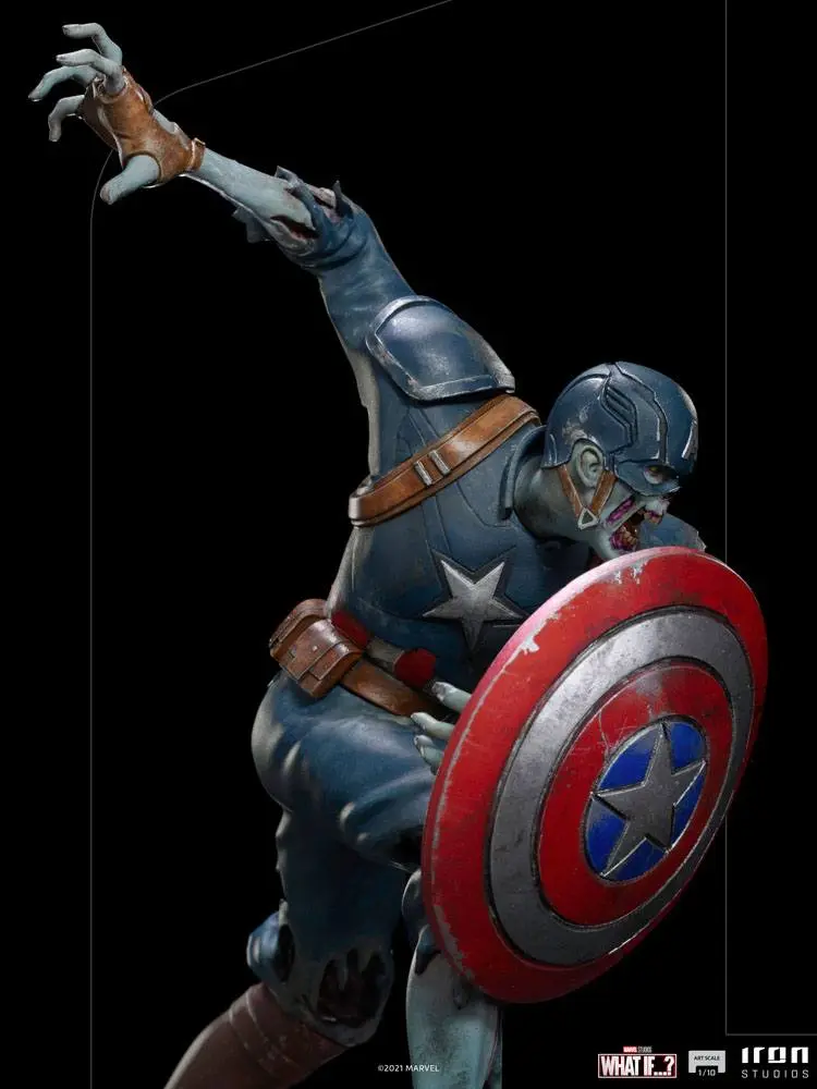 What If...? Art Scale Statue 1/10 Captain America Zombie 22 cm product photo