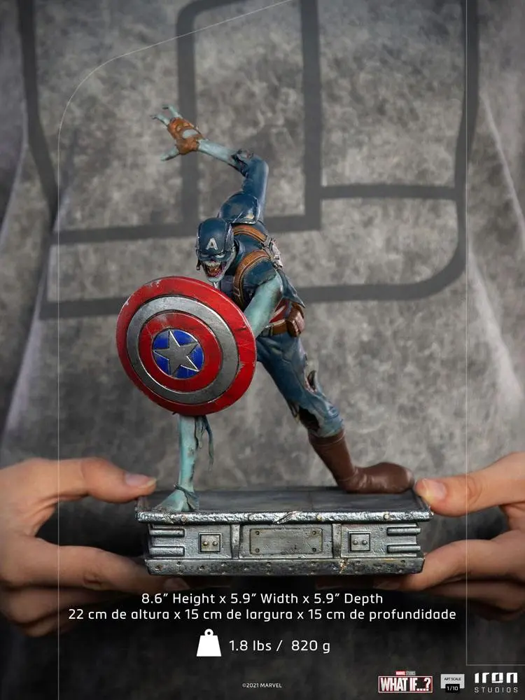 What If...? Art Scale Statue 1/10 Captain America Zombie 22 cm product photo