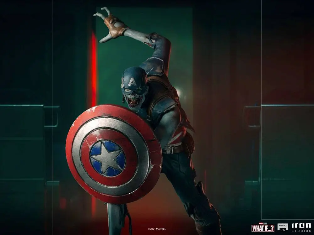 What If...? Art Scale Statue 1/10 Captain America Zombie 22 cm product photo