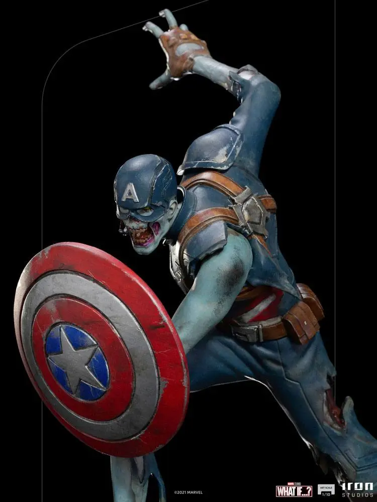 What If...? Art Scale Statue 1/10 Captain America Zombie 22 cm product photo