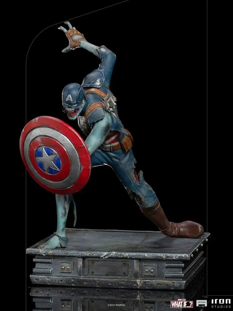 What If...? Art Scale Statue 1/10 Captain America Zombie 22 cm product photo