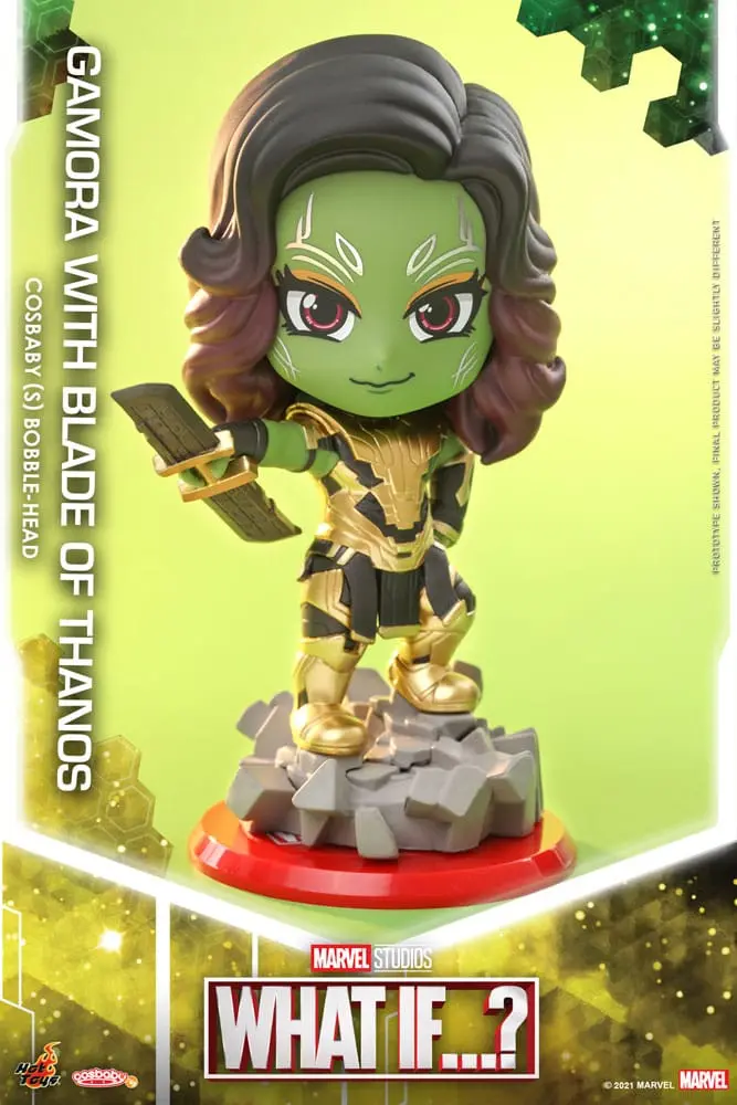 What If...? Cosbaby (S) Mini Figure Gamora (with Blade of Thanos) 10 cm termékfotó