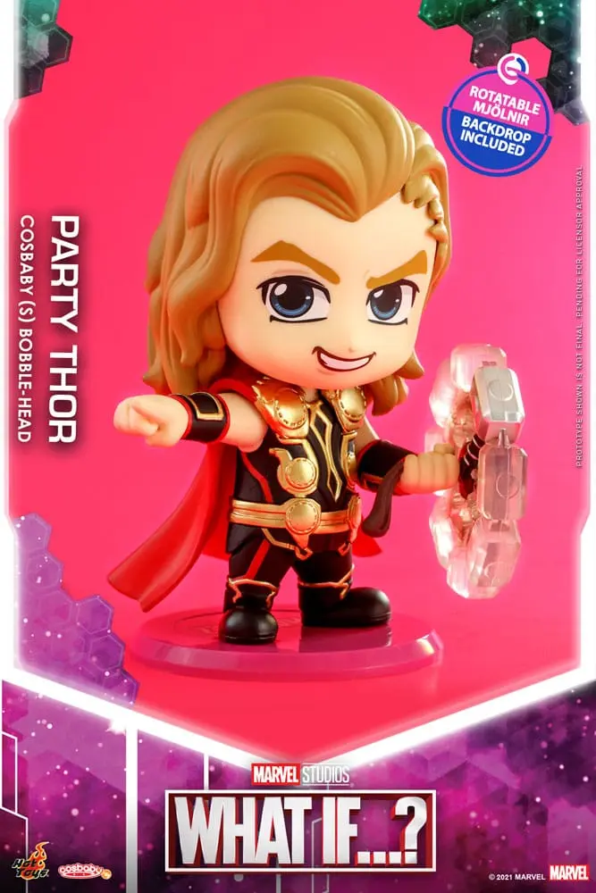 What If...? Cosbaby (S) Mini Figure Party Thor 10 cm product photo