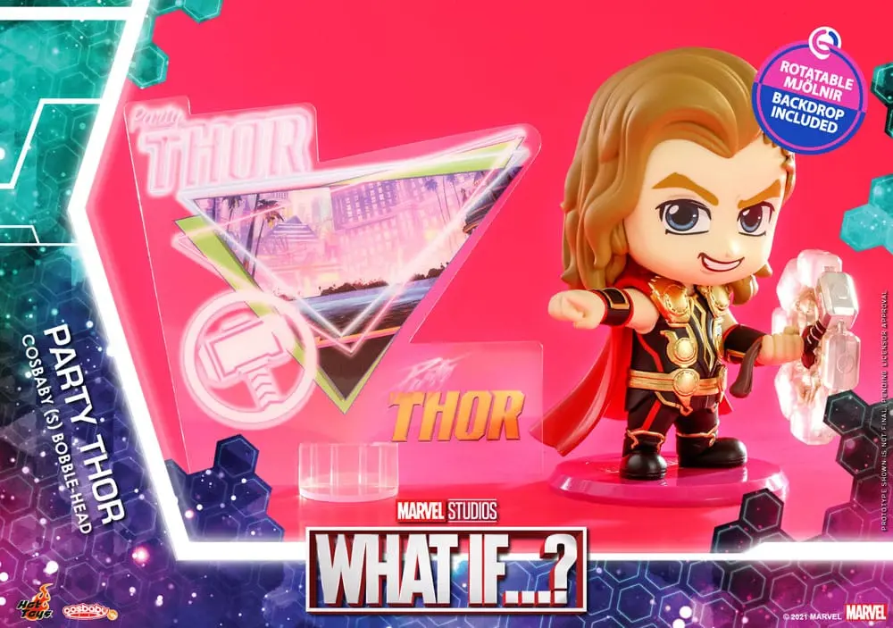 What If...? Cosbaby (S) Mini Figure Party Thor 10 cm product photo