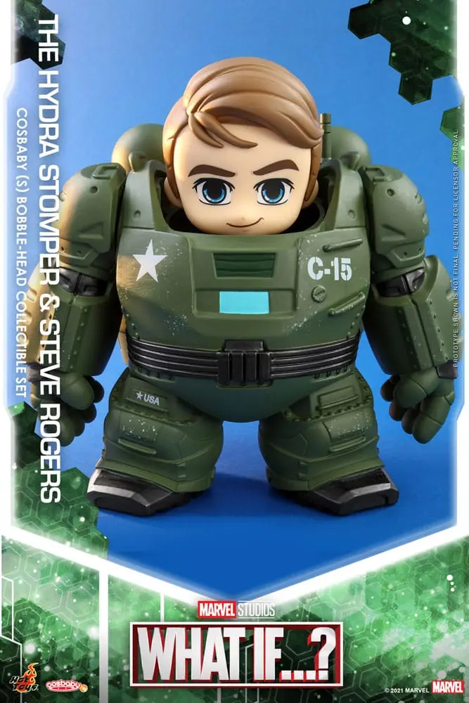 What If...? Cosbaby (S) Mini Figures Hydra Stomper & Steve Rogers 10 cm product photo