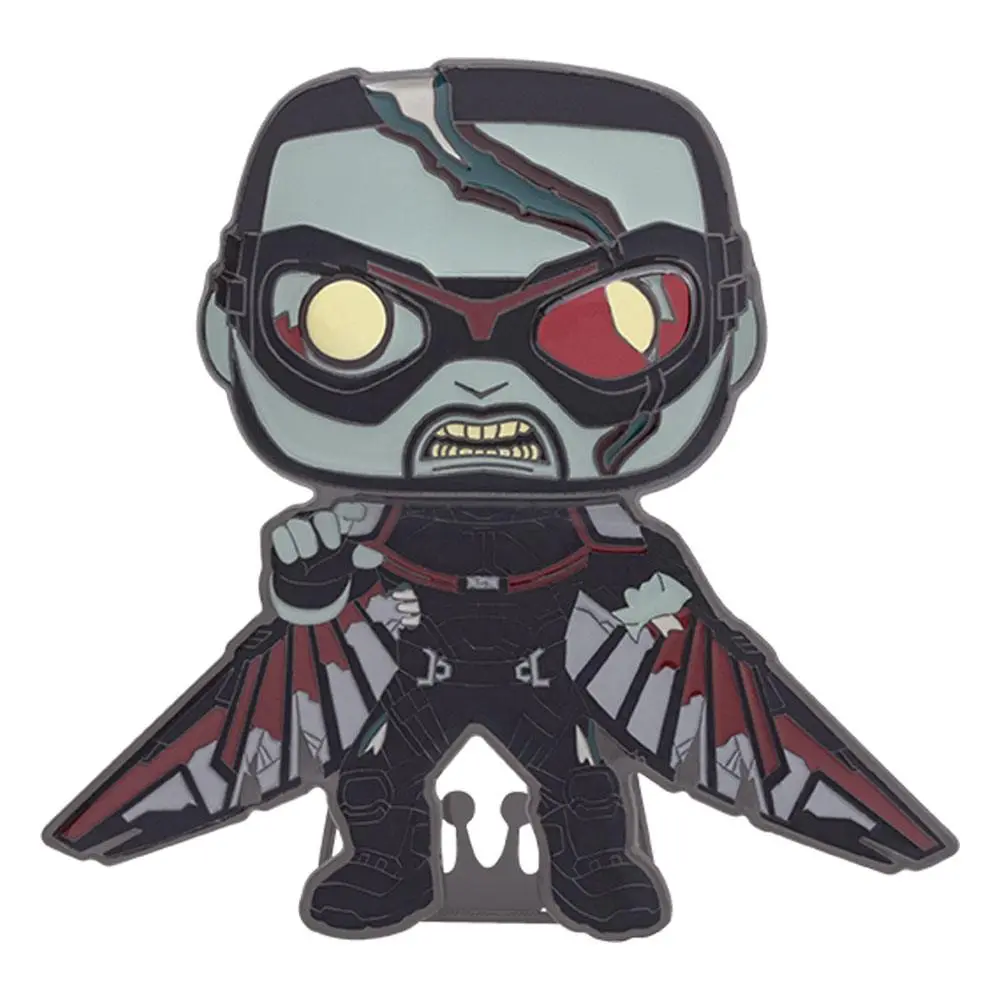 What If...? POP! Enamel Pin Zombie Falcon 10 cm product photo
