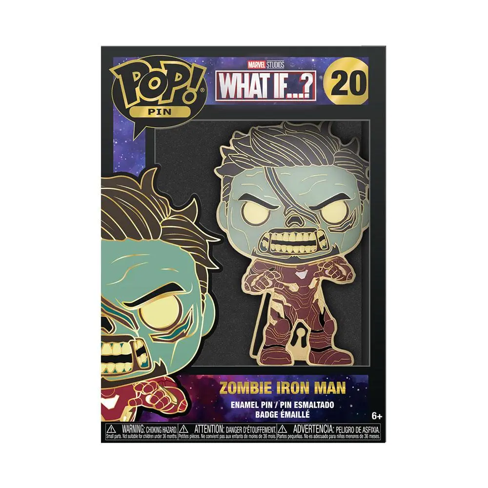 What If...? POP! Enamel Pin Zombie Tony Stark 10 cm product photo