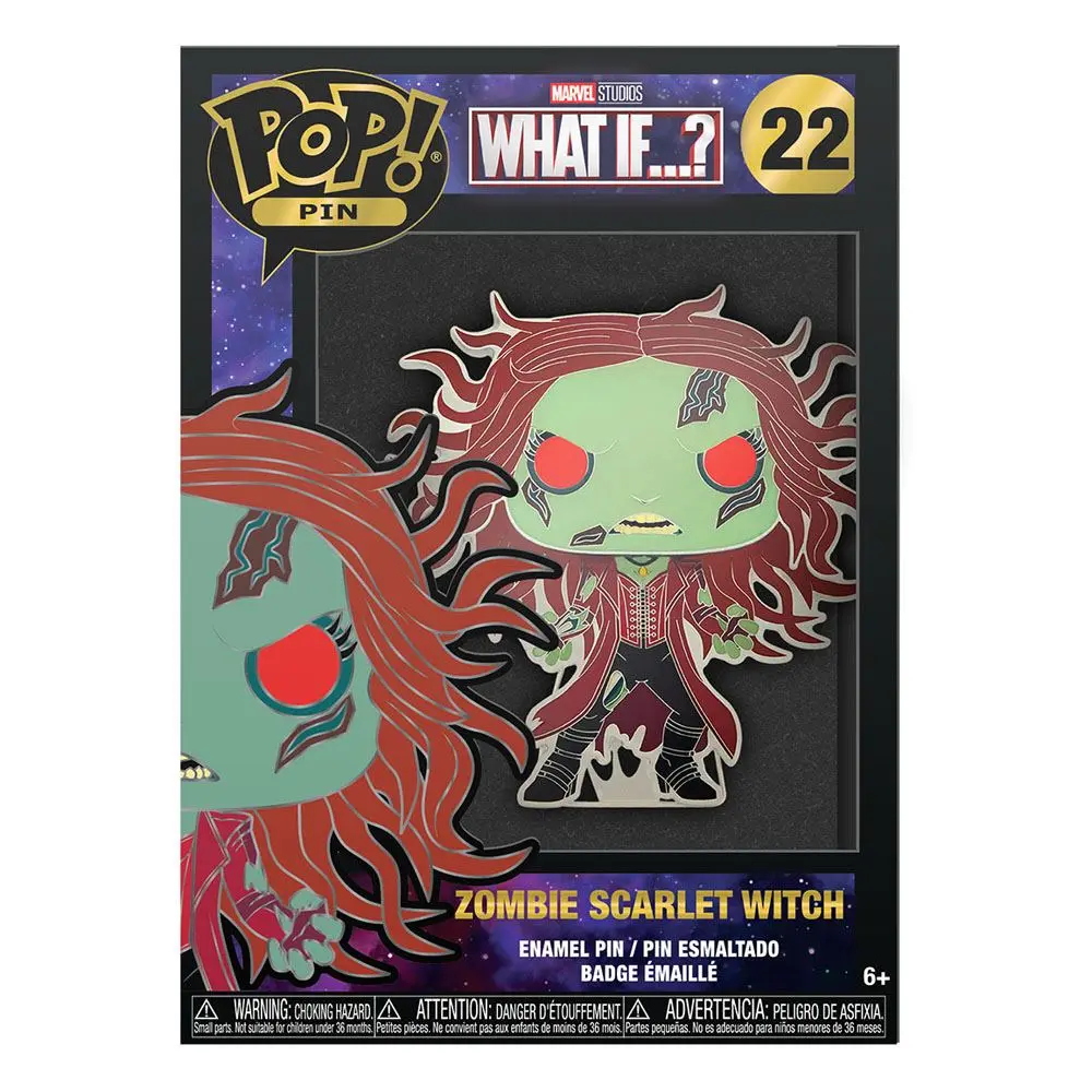 What If...? POP! Enamel Pin Zombie Wanda Maximoff 10 cm product photo