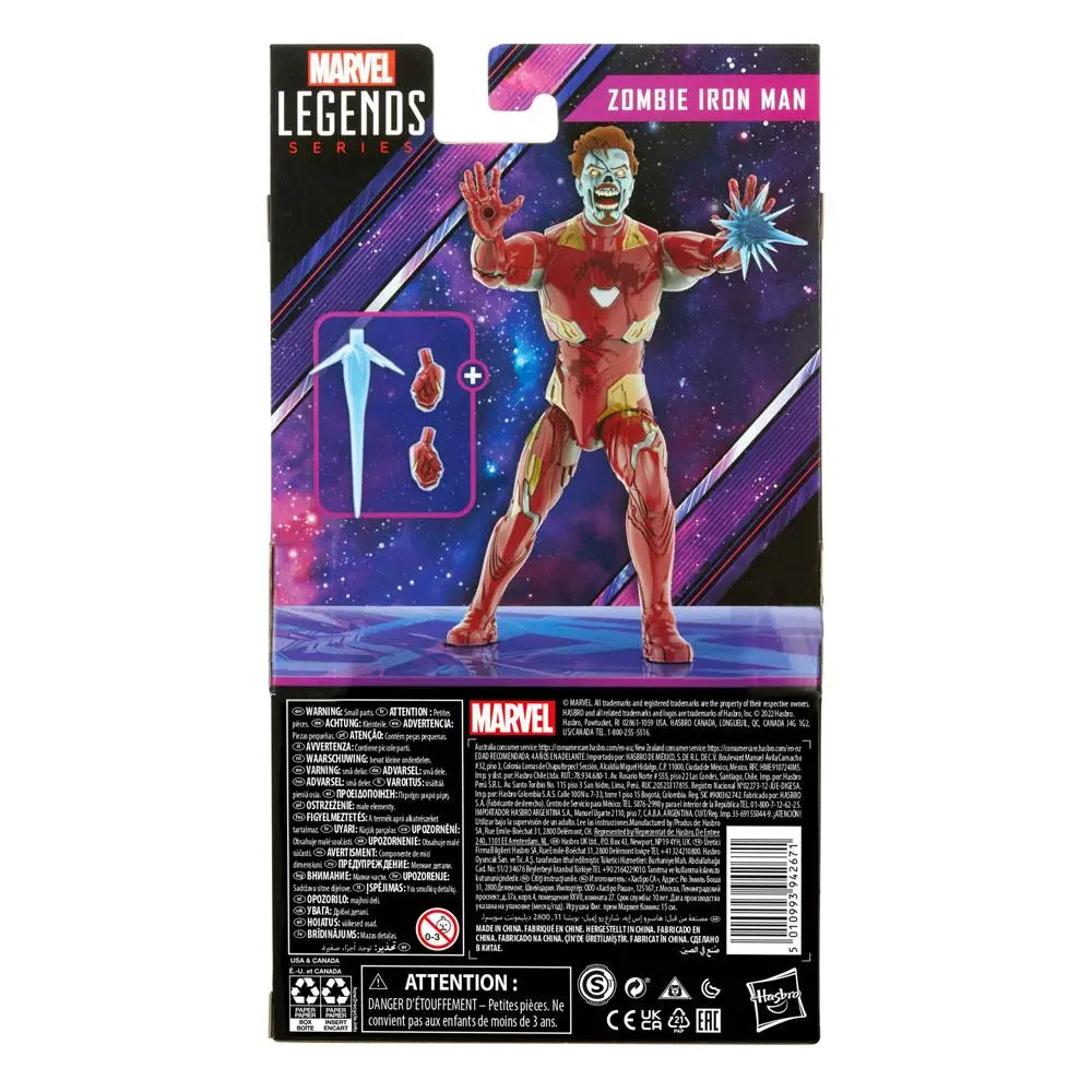 What If...? Marvel Legends Action Figure Khonshu BAF: Zombie Iron Man 15 cm product photo