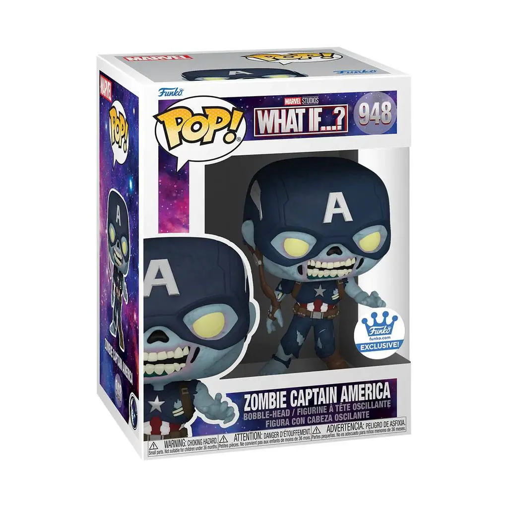 What If...? POP! Animation Vinyl Figure Zombie Captain America Exclusive 9 cm product photo