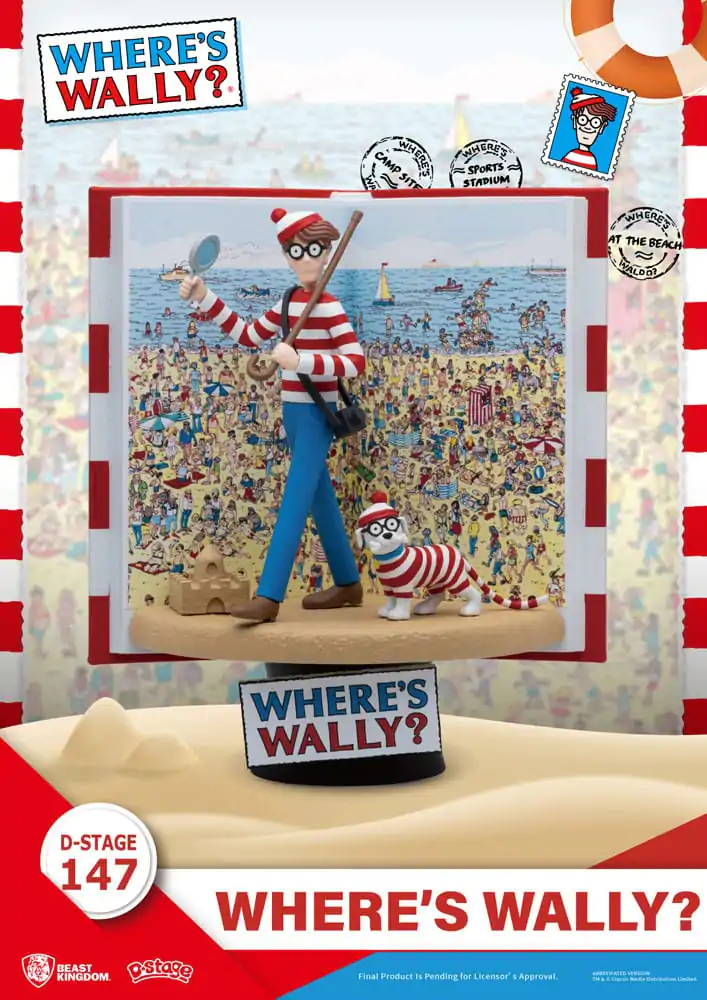 Where's Wally D-Stage PVC Diorama Where's Wally 13 cm product photo