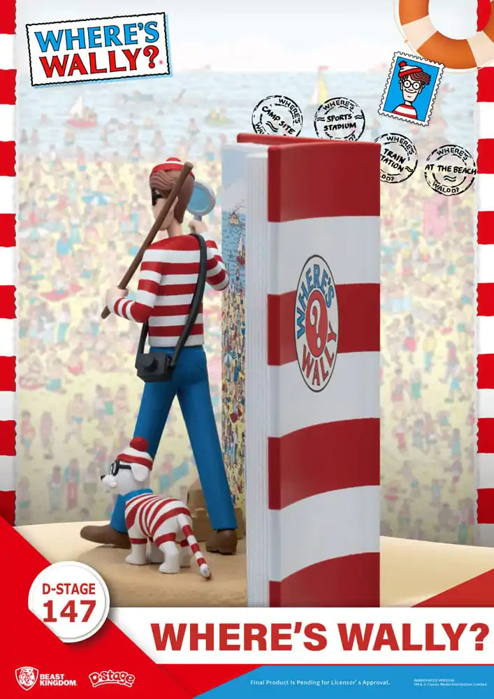 Where's Wally D-Stage PVC Diorama Where's Wally 13 cm product photo