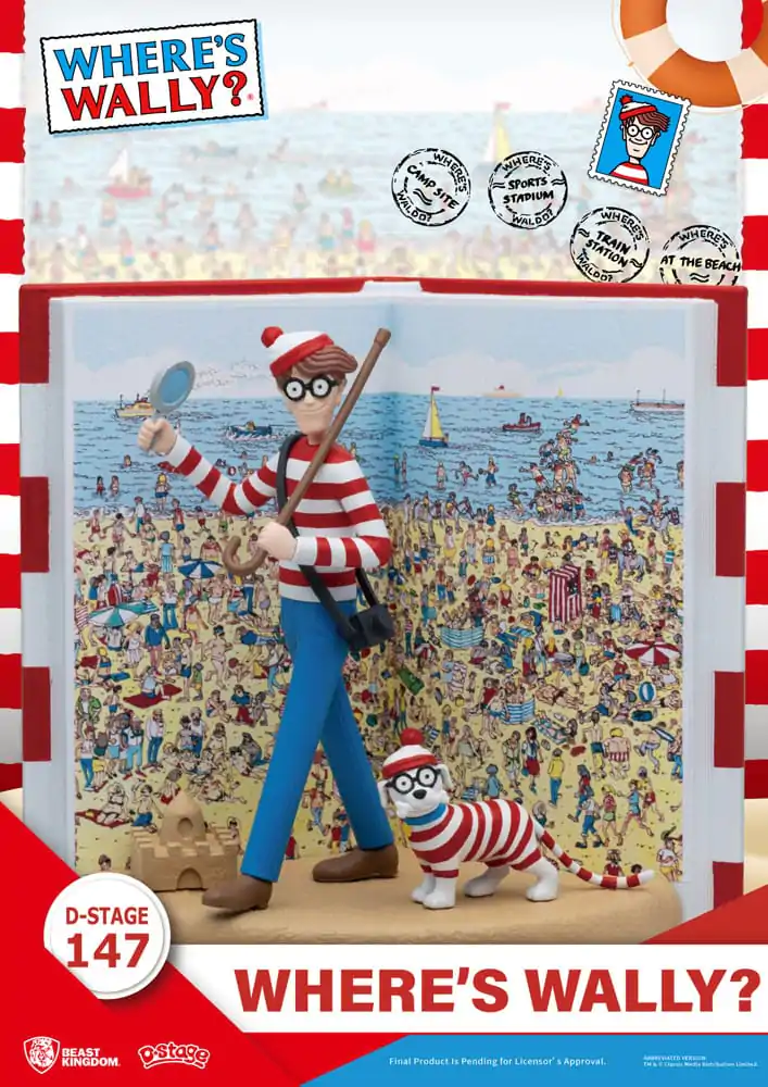 Where's Wally D-Stage PVC Diorama Where's Wally 13 cm product photo
