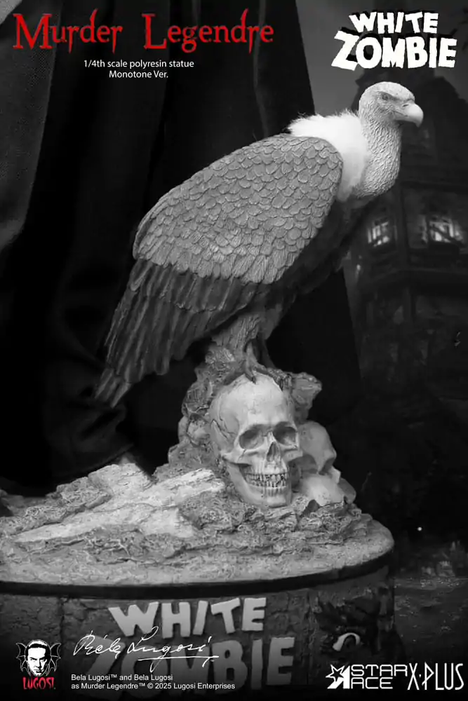 White Zombie Statue 1/4 Murder Legendre Monotone Ver. 52 cm product photo