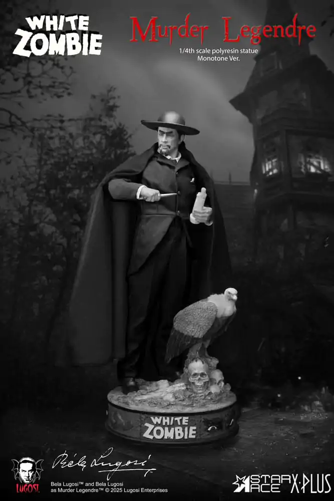 White Zombie Statue 1/4 Murder Legendre Monotone Ver. 52 cm product photo