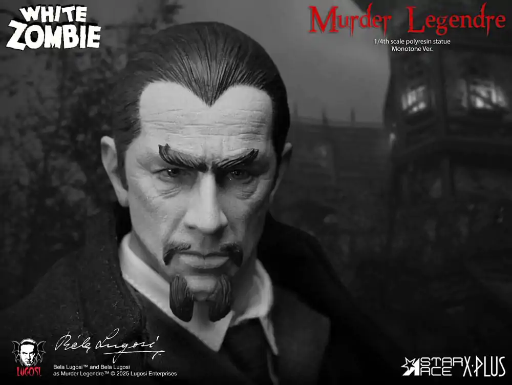 White Zombie Statue 1/4 Murder Legendre Monotone Ver. 52 cm product photo
