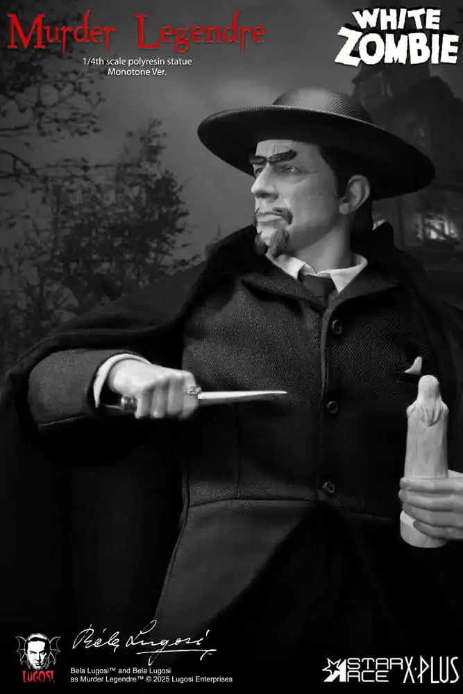 White Zombie Statue 1/4 Murder Legendre Monotone Ver. 52 cm product photo