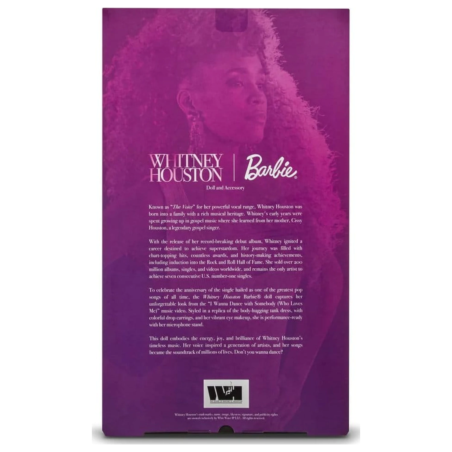Whitney Houston Barbie Signature Doll I Wanna Dance with Somebody product photo