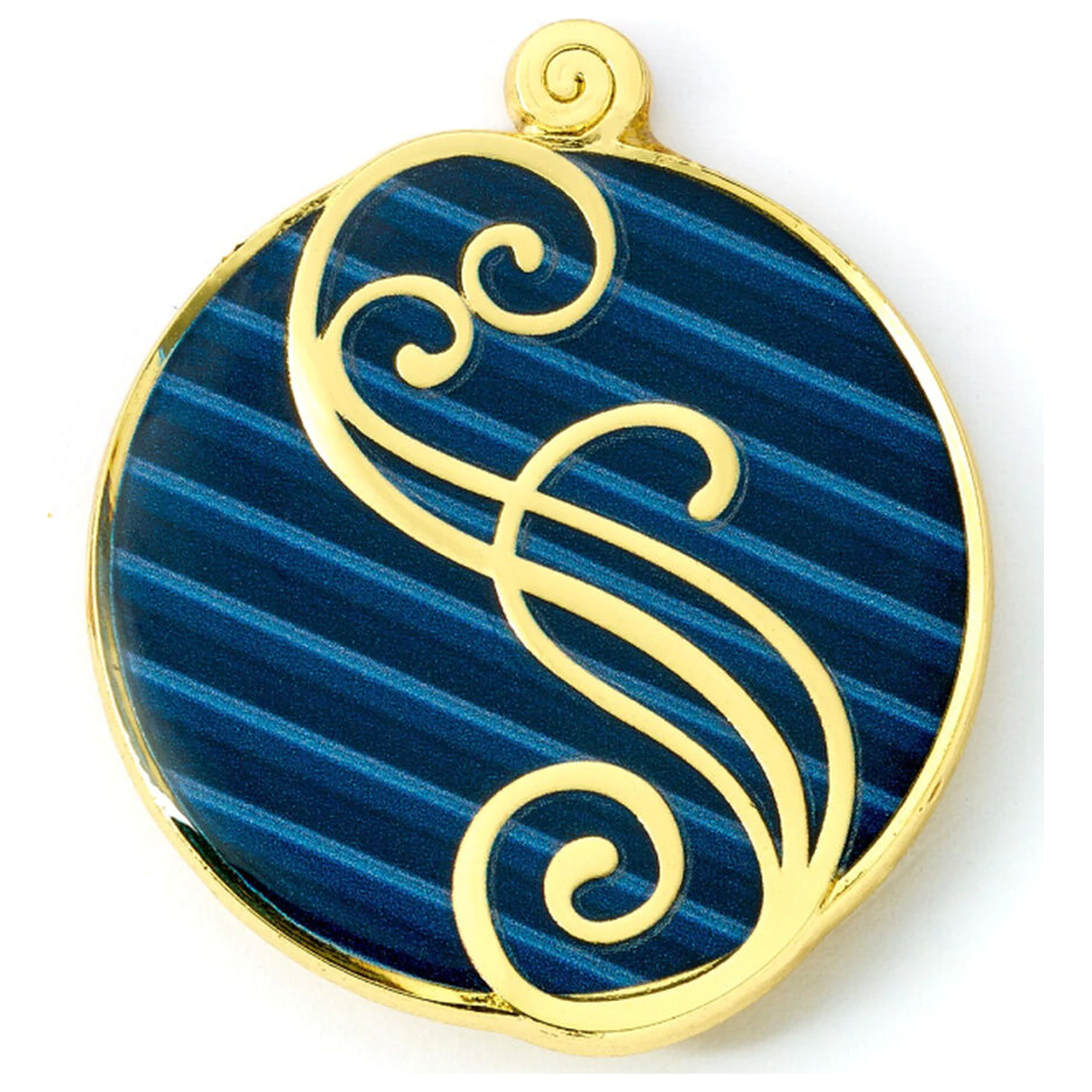 Wicked Blue Shiz Logo pin badge product photo
