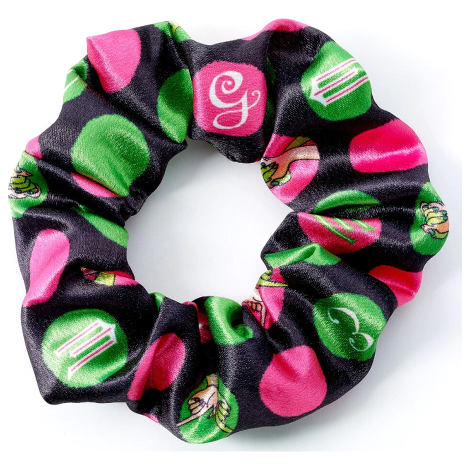 Wicked Elphaba and Glinda Friends hair scrunchie product photo