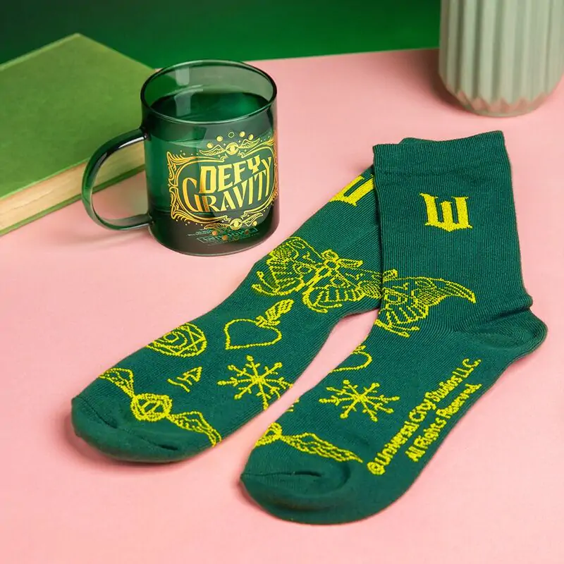 Wicked Elphaba Set Crystal Mug + socks termékfotó