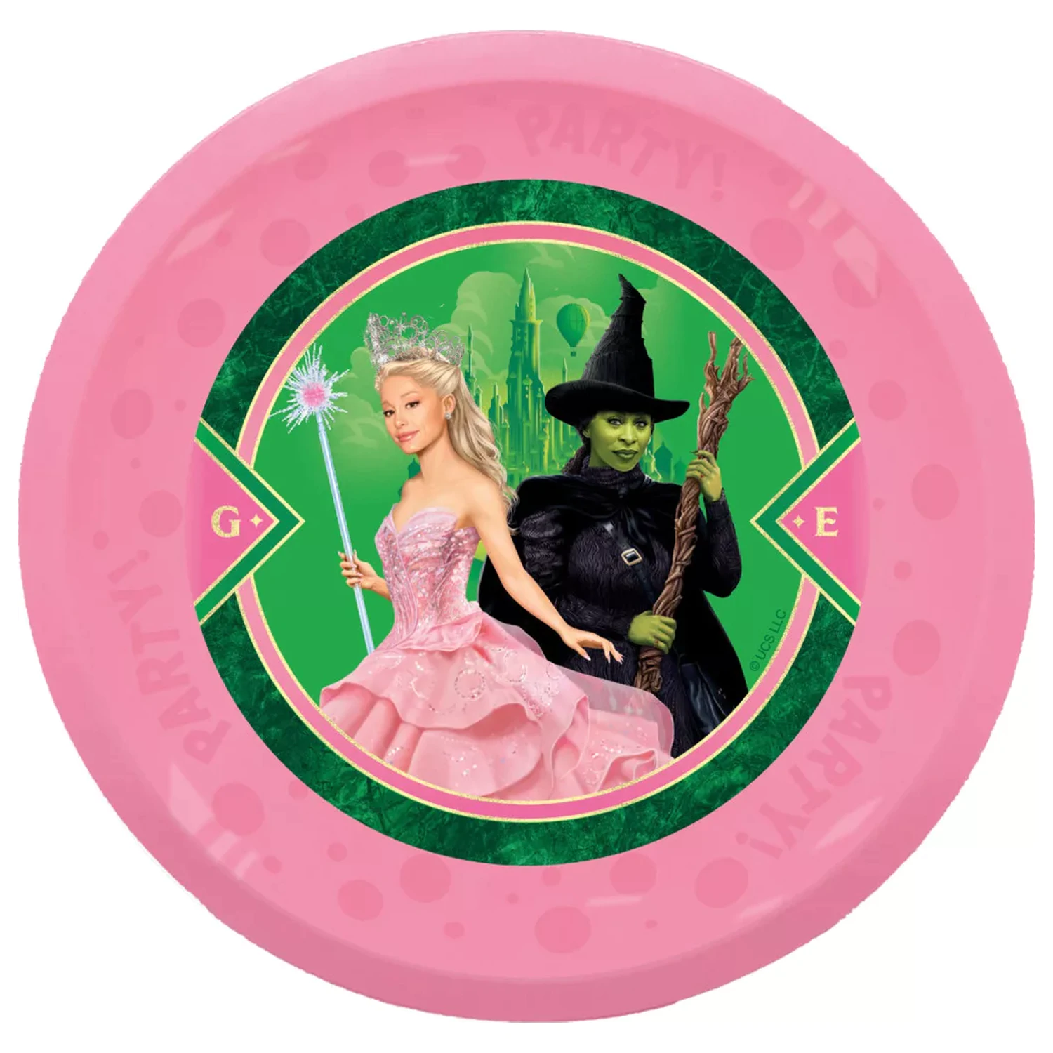 Wicked For Good micro premium plastic flat plate set of 4, 21 cm product photo