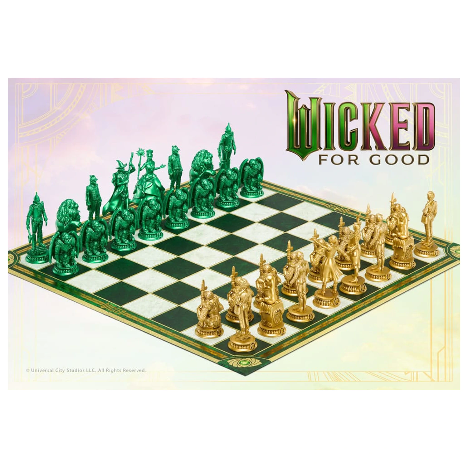 Wicked: For Good Chess Set Shiz vs. Emerald City product photo