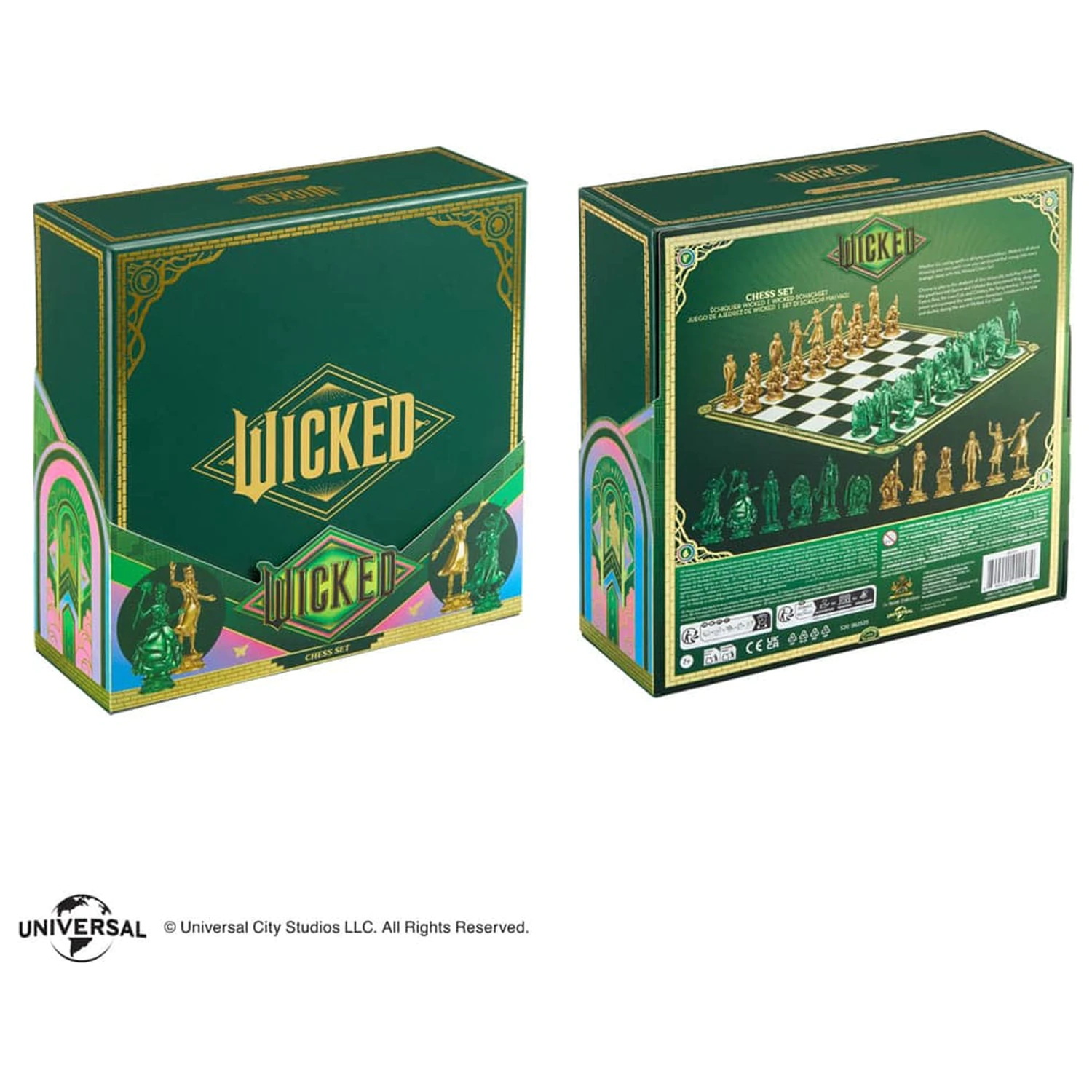 Wicked: For Good Chess Set Shiz vs. Emerald City product photo