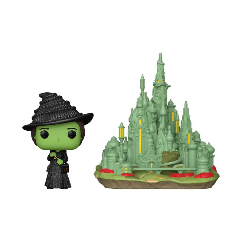 Wicked Funko POP! Town Vinyl Figure Elphaba with the Emerald City 9 cm termékfotó