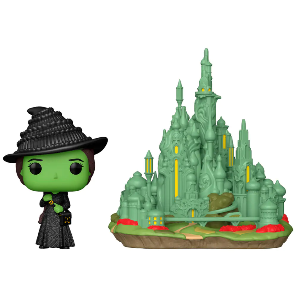 Wicked Funko POP! Town Vinyl Figure Elphaba with the Emerald City 9 cm product photo