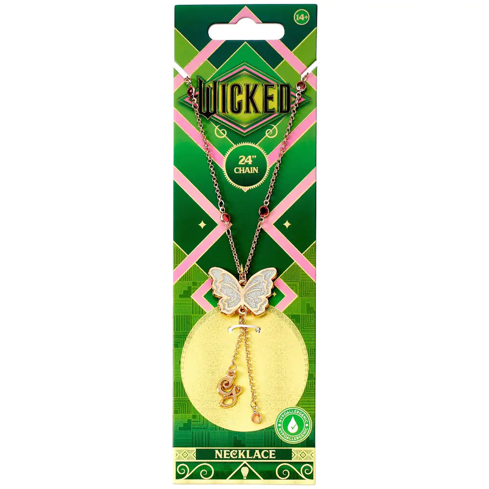 Wicked Glinda Butterfly necklace product photo