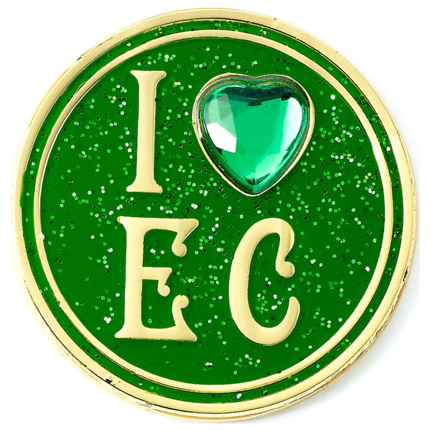 Wicked I Love Emerald City pin badge product photo